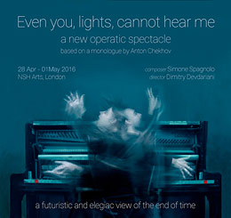 Even you, lights, cannot hear me